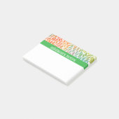 カラフルな葉 ポストイット (アングル)