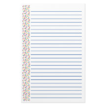 カラフルな虹のハートは文房具のバレンタインを並べました