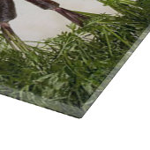 カラフルな虹のパターンがデザインされたニンジン野菜の庭 カッティングボード (角)