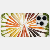 カラフルな虹のパターンがデザインされたニンジン野菜の庭 Case-Mate iPhoneケース (裏面 (横))