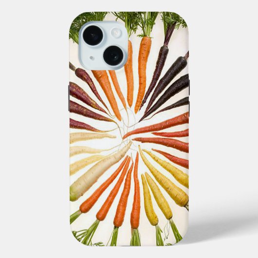 カラフルな虹のパターンのかぼちゃの野菜ガーデン Case-Mate iPhoneケース (裏面)
