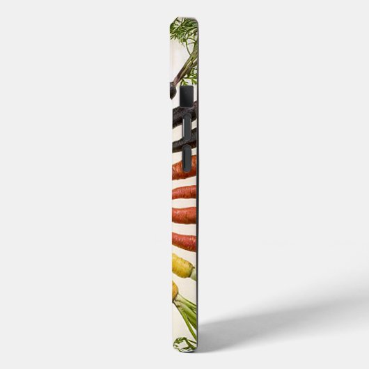 カラフルな虹のパターンのかぼちゃの野菜ガーデン Case-Mate iPhoneケース (裏面 / 左)