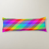 カラフルな虹の分光プリズム ボディピロー (裏面)