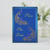 カラフルな虹の孔雀の第45誕生日 セーブザデート (スタンド正面)