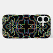 カラフルな虹色のリボンロールパターンアート Case-Mate iPhoneケース (裏面 (横))