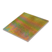 カラフルな虹色のレインボーオイルスリック タイル (側面)