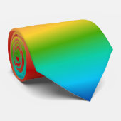 カラフルな虹色の勾配 ネクタイ (ロール)