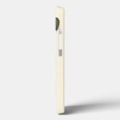 カラフルな蝶が付いているセピア色の葉 Case-Mate iPhoneケース (裏面 / 左)