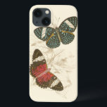 カラフルな蝶が付いているセピア色の葉 iPhone 13ケース<br><div class="desc">これらの多彩な蝶の翼はこの部分の手描きの葉のセピア色の調子に対してすばらしく際立っています。 このプリントの魅了する美しいはあなたの家ですばらしく見ます。 今日コピーを買って下さい!</div>