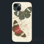 カラフルな蝶が付いているセピア色の葉 iPhone 13ケース<br><div class="desc">これらの多彩な蝶の翼はこの部分の手描きの葉のセピア色の調子に対してすばらしく際立っています。 このプリントの魅了する美しいはあなたの家ですばらしく見ます。 今日コピーを買って下さい!</div>