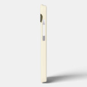 カラフルな蝶が付いているセピア色の葉 Case-Mate iPhoneケース (裏面 / 左)