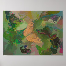 カラフルな蝶のアブストラクト