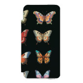 カラフルな蝶のiPhone財布ケース Incipio iPhoneウォレットケース (フォリオ 正面)