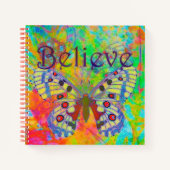 カラフルな蝶を信じて ノートブック (正面)