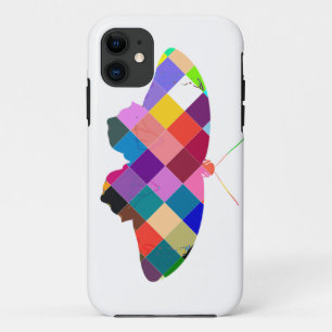 カラフルな蝶芸術 iPhone 11 ケース