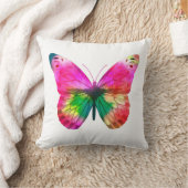 カラフルな蝶 クッション (ブランケット)