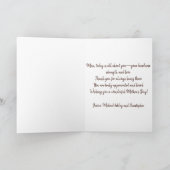 カラフルな蝶 ハッピーマザーズデー シーズンカード (内部)