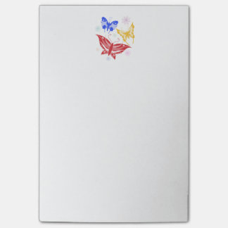 カラフルな蝶 ポストイット