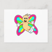 カラフルな蝶 ポストカード (正面)