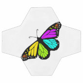 カラフルな蝶clipart サッカーボール (フラット)