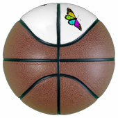 カラフルな蝶clipart バスケットボール (右)