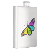 カラフルな蝶clipart フラスク (右)