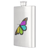 カラフルな蝶clipart フラスク (左)
