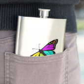 カラフルな蝶clipart フラスク (インサイチュ)