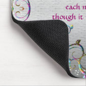 カラフルな螺線形の渦巻パターン-お祝い マウスパッド (コーナー)