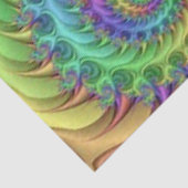 カラフルな螺線形パターンプリントのデザイン 薄葉紙 (詳細)