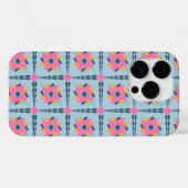 カラフルな装飾タイル Case-Mate iPhoneケース (裏面 (横))