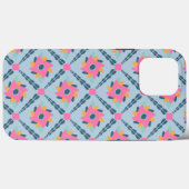 カラフルな装飾タイル Case-Mate iPhoneケース (裏面 (横))