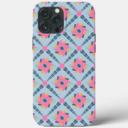 カラフルな装飾タイル Case-Mate iPhoneケース (裏面)
