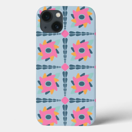 カラフルな装飾タイル Case-Mate iPhoneケース (裏面)