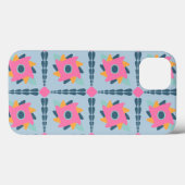 カラフルな装飾タイル Case-Mate iPhoneケース (裏面 (横))