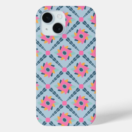 カラフルな装飾タイル Case-Mate iPhoneケース (裏面)