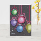 カラフルな装飾品 - CHOCのキッズアート カード (黄色い花)