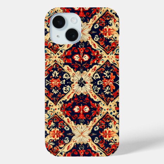 カラフルな装飾模様 Case-Mate iPhoneケース (裏面)