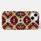 カラフルな装飾模様 Case-Mate iPhoneケース (裏面 (横))