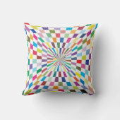 カラフルな見通し、 クッション (裏面)