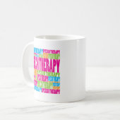 カラフルな言語聴覚療法 コーヒーマグカップ (正面左)