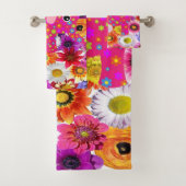 カラフルな象のバスルームタオルセット バスタオルセット (インサイチュ)