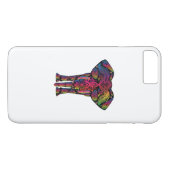 カラフルな象の漫画 Case-Mate iPhoneケース (裏面(横))