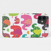 カラフルな象はパターンiphoneの場合のiPhoneをからかいます Case-Mate iPhoneケース (裏面(横))