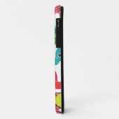 カラフルな象はパターンiphoneの場合をからかいます Case-Mate iPhoneケース (裏面/左)