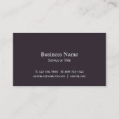 カラフルな貝殻の名刺 名刺 (裏面)