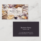 カラフルな貝殻の名刺 名刺 (正面/裏面)