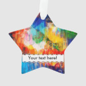 カラフルな質 オーナメント (裏面)