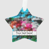 カラフルな質 オーナメント (裏面)