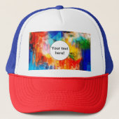 カラフルな質 キャップ (正面)